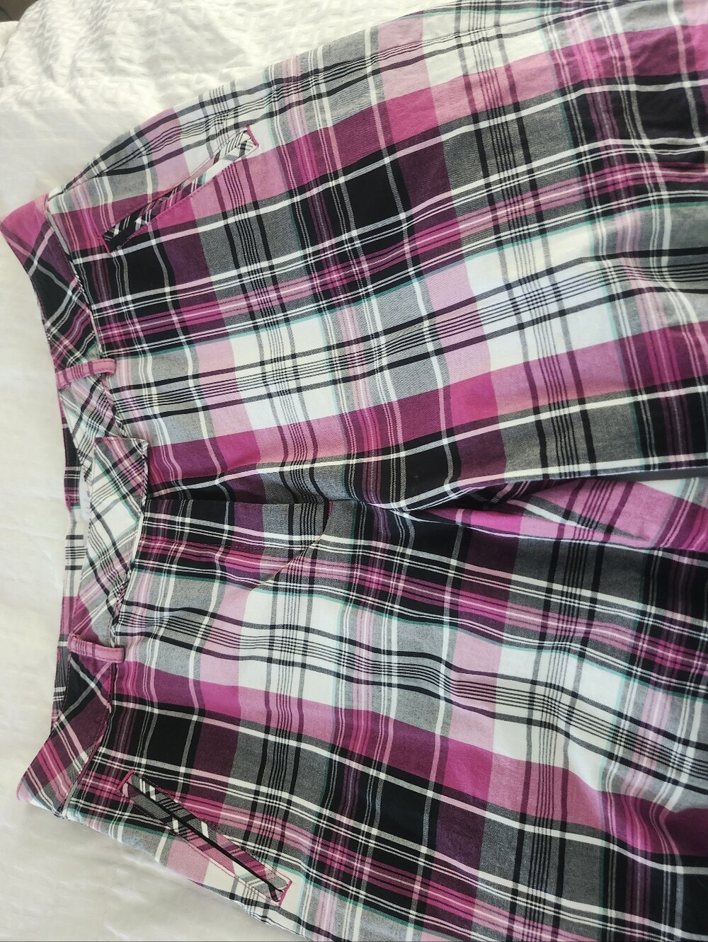 Lady Hagen Plaid Golf Shorts